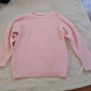 Pastel pink nitted sweater